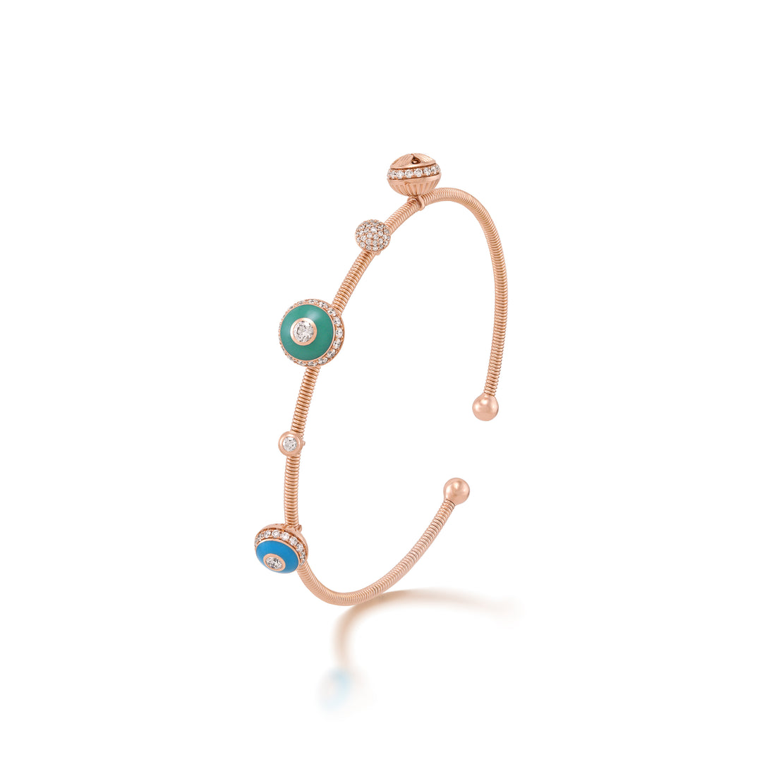 Poetry in Motion Sway Blue-Green Bangle