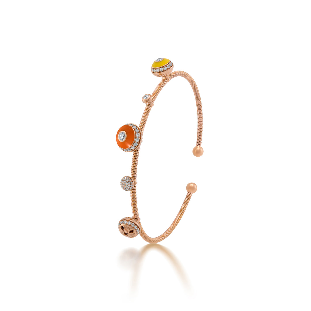 Poetry in Motion Sway Amber Bracelet