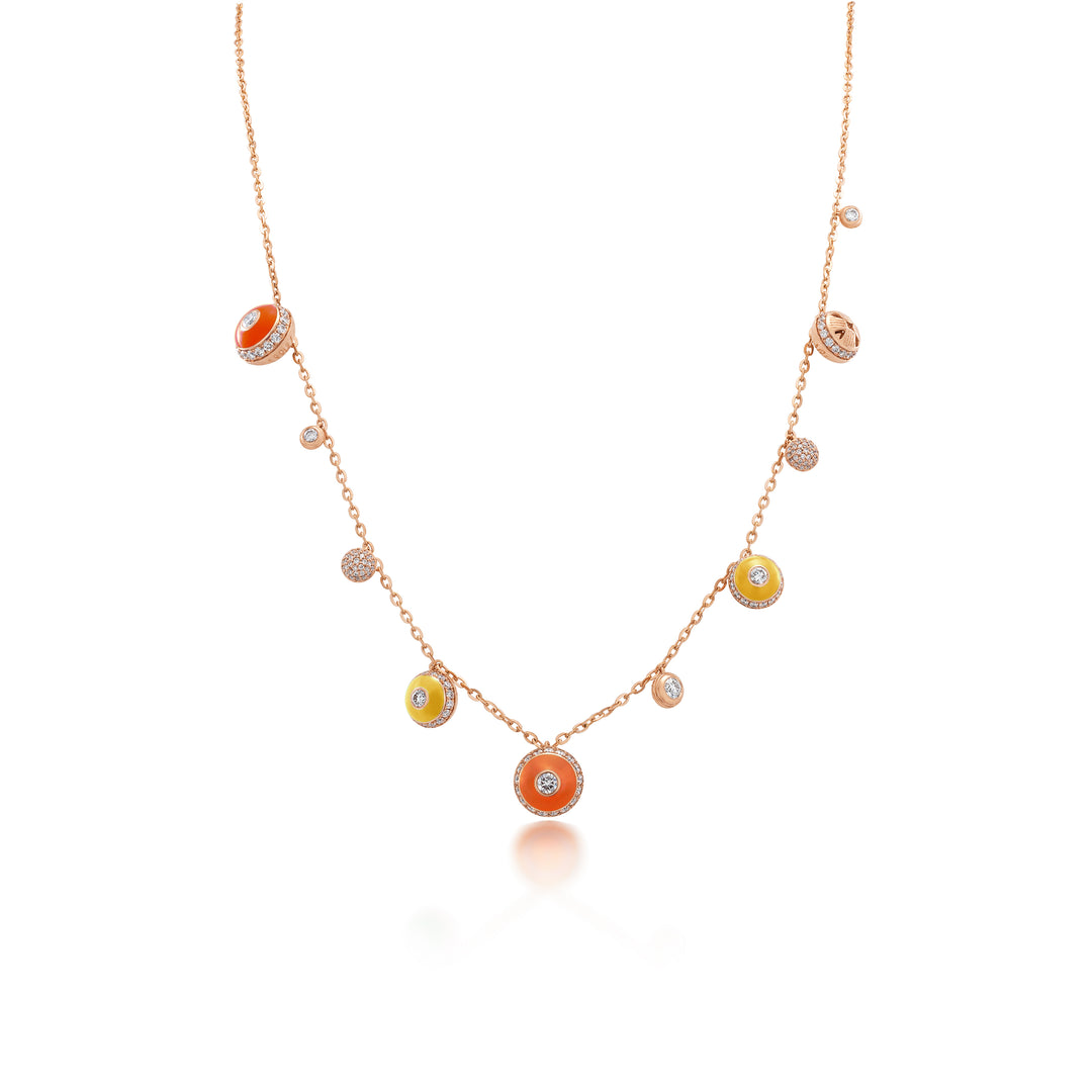 Poetry in Motion Sway Amber Necklace