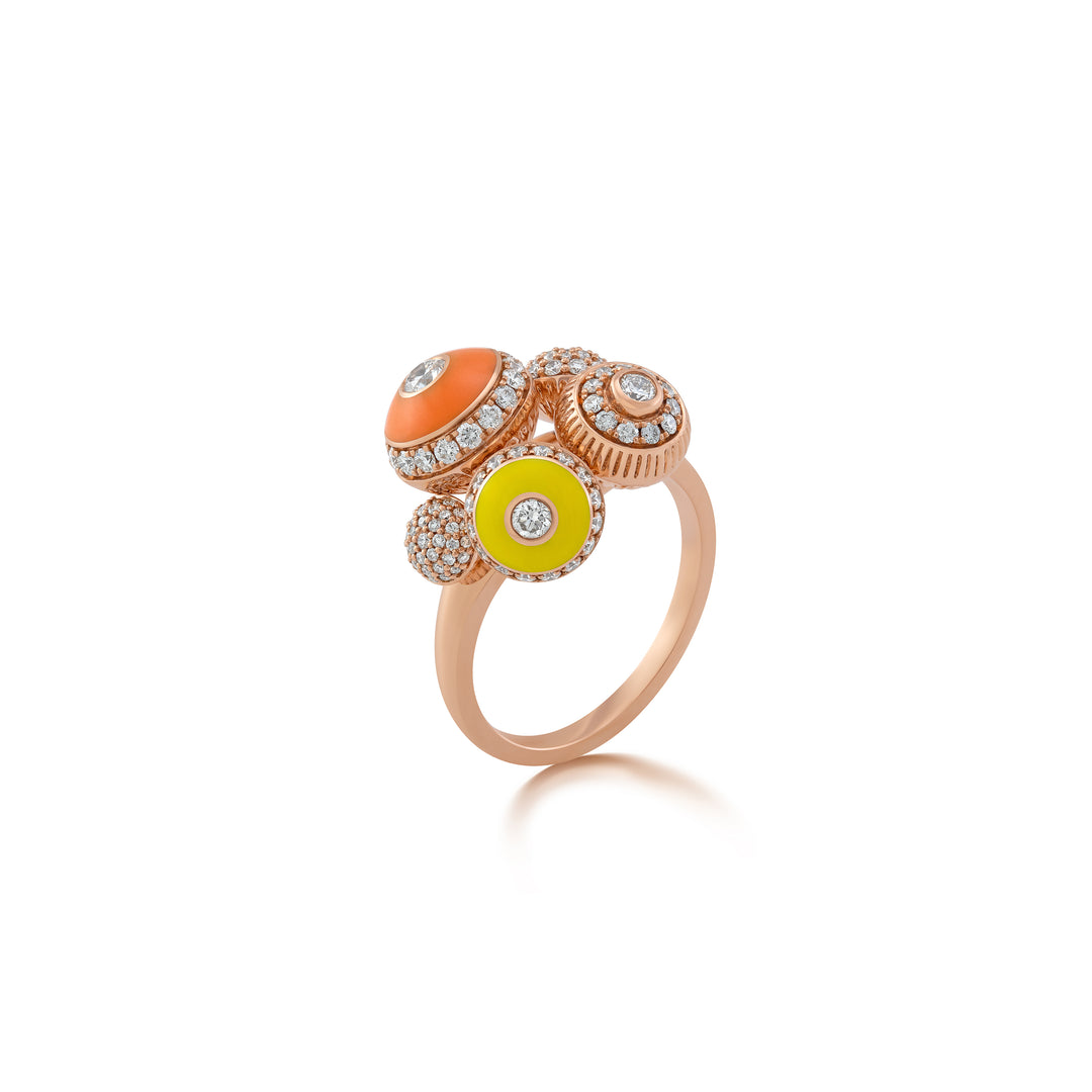 Poetry in Motion Rhapsody Amber Ring