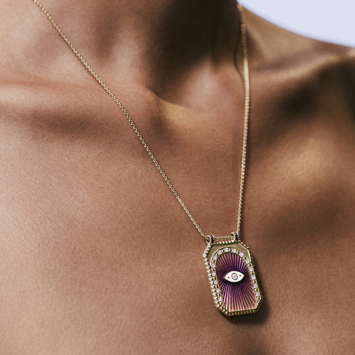 Purple Eye Protect Scapular