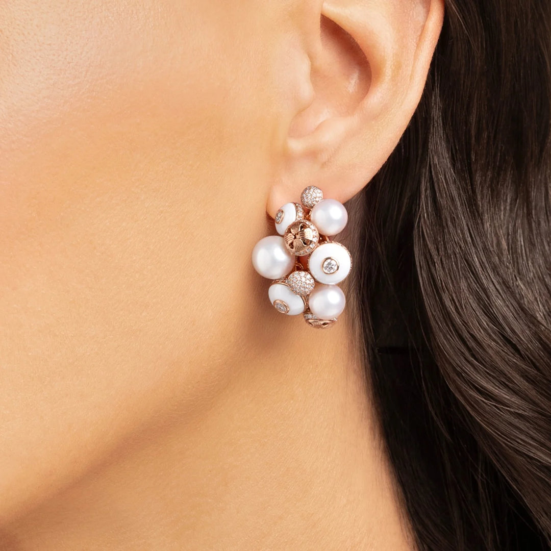 Poetry in Motion Symphony Blanche Earrings