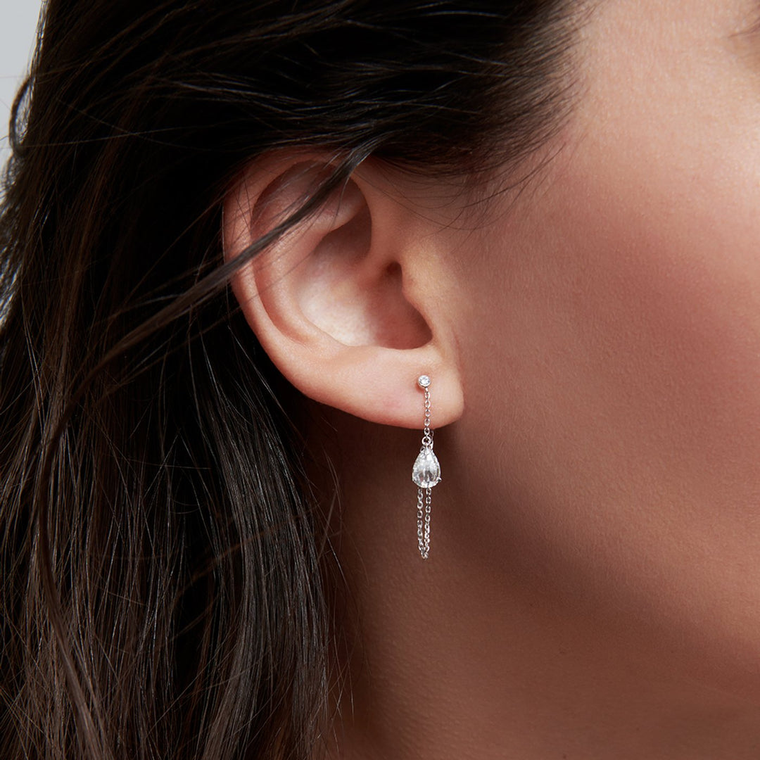 Tear Pure Drop Earrings