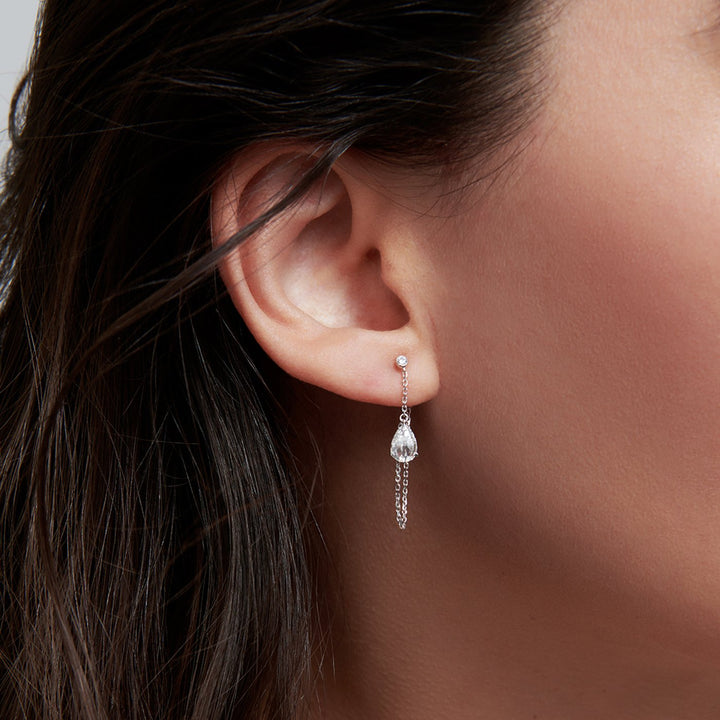 Tear Pure Drop Earrings