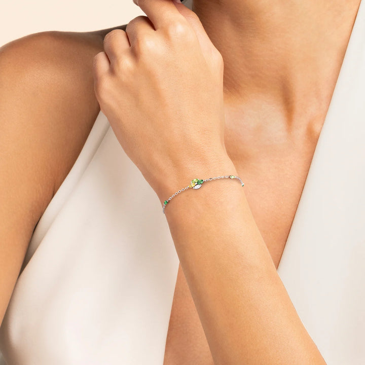 Entwine Green Stackable Bracelet