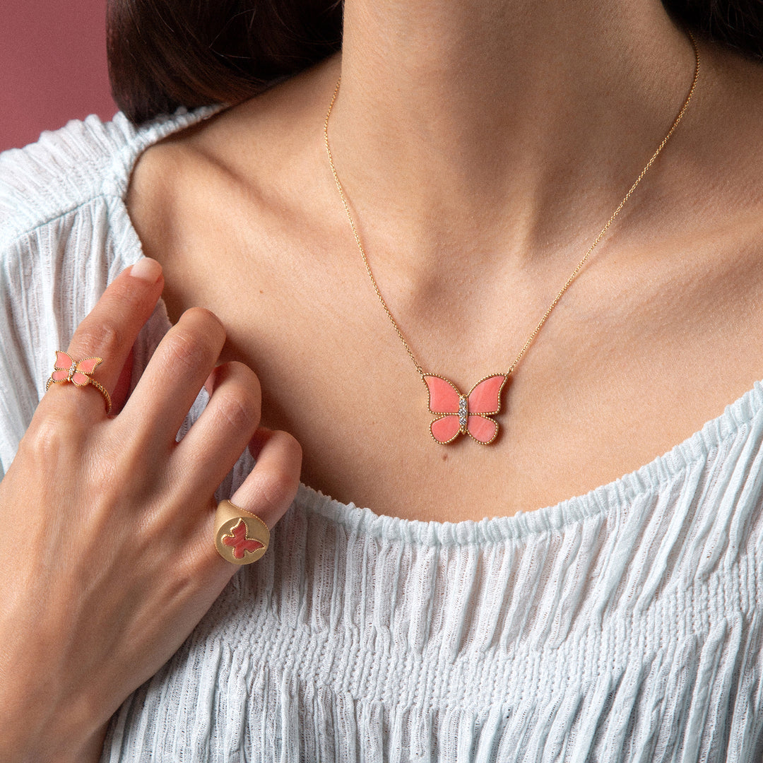Butterfly Necklace Large