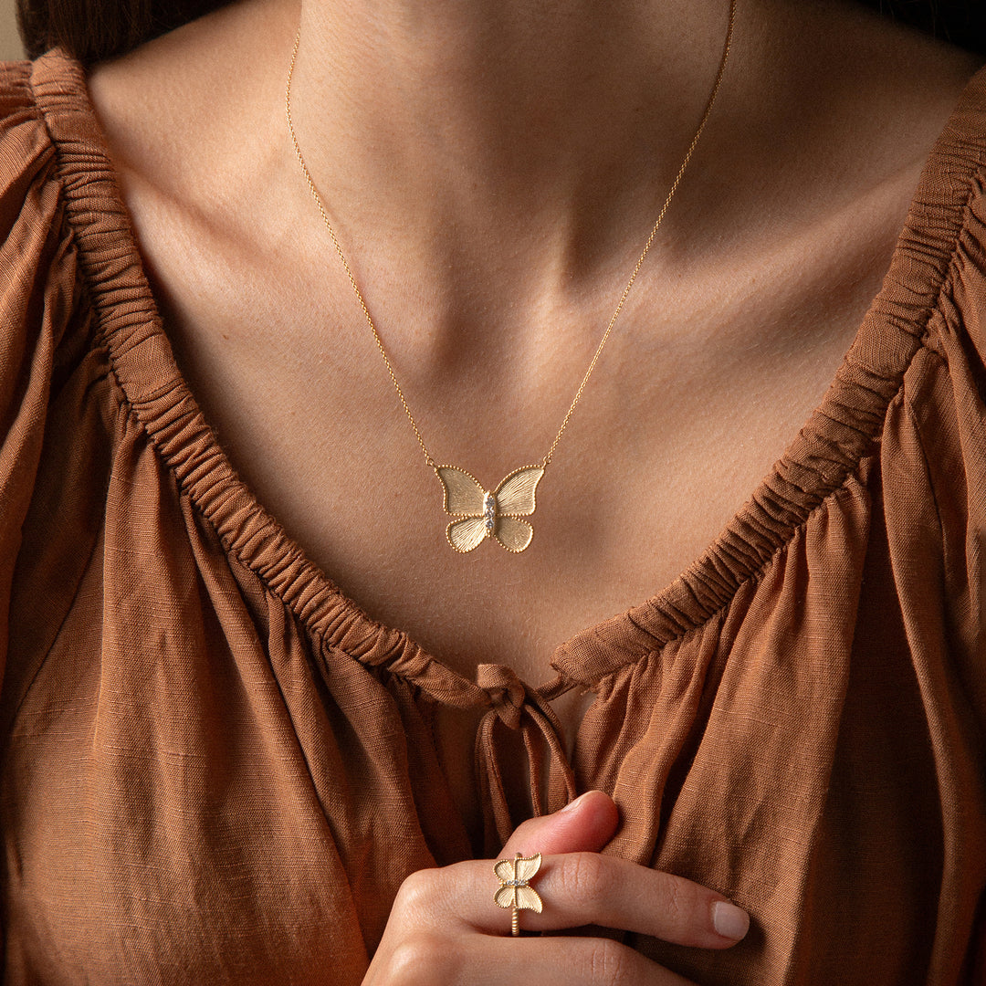 Butterfly Necklace Large