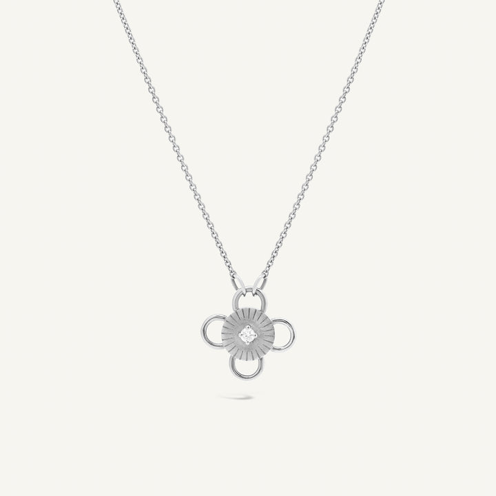 Baby Bolt White Gold Necklace