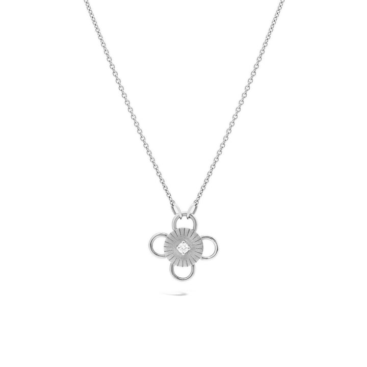 Baby Bolt White Gold Necklace