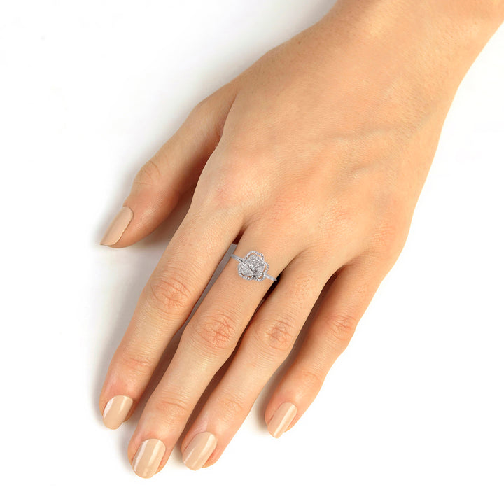 Bloom Mini Halo Flower Ring