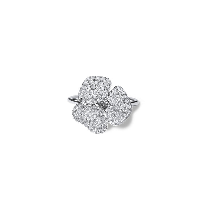 Bloom Small Flower Halo Ring