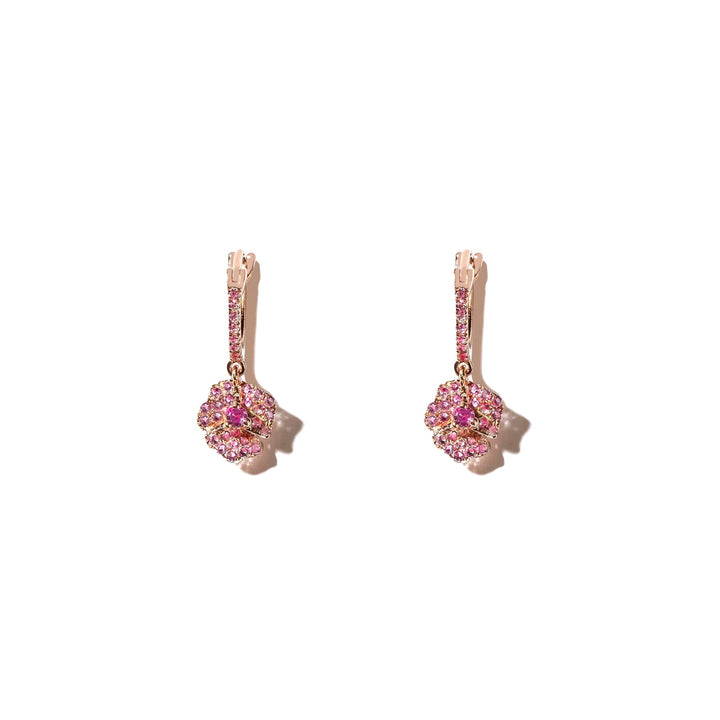 Bloom Petit Flower Hoops Earrings