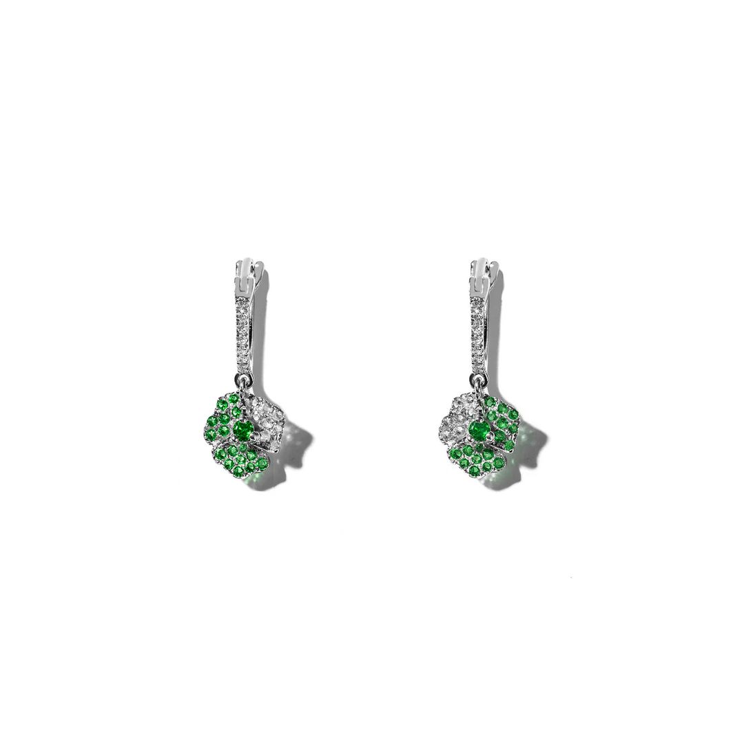 Bloom Small Flower Hoops Earrings