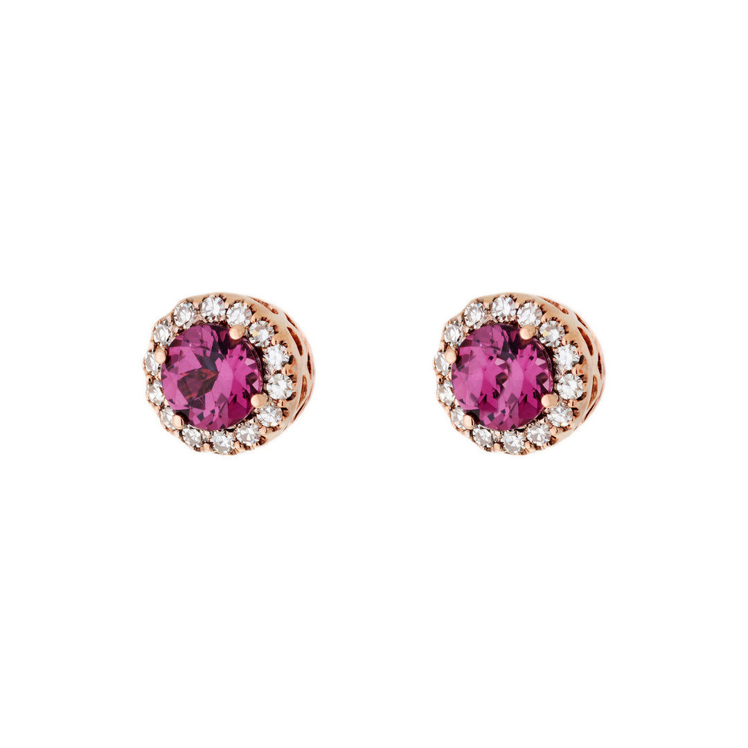 Beirut Pink Gold Earrings