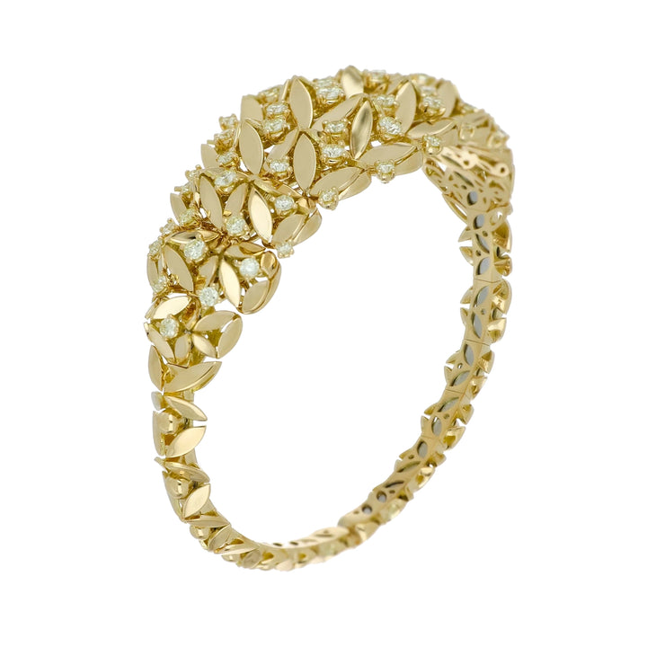 RIFLESSI BIG YELLOW GOLD BRACELET