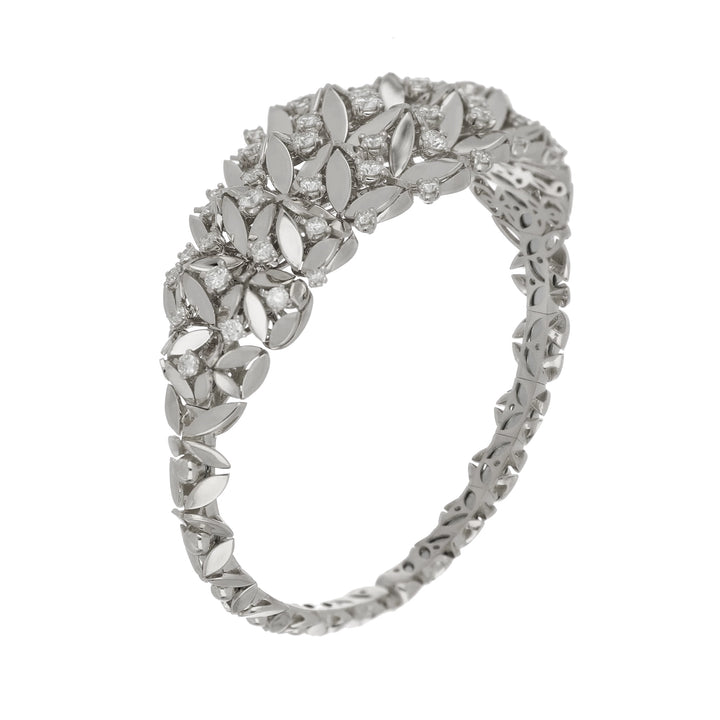 RIFLESSI BIG WHITE GOLD BRACELET