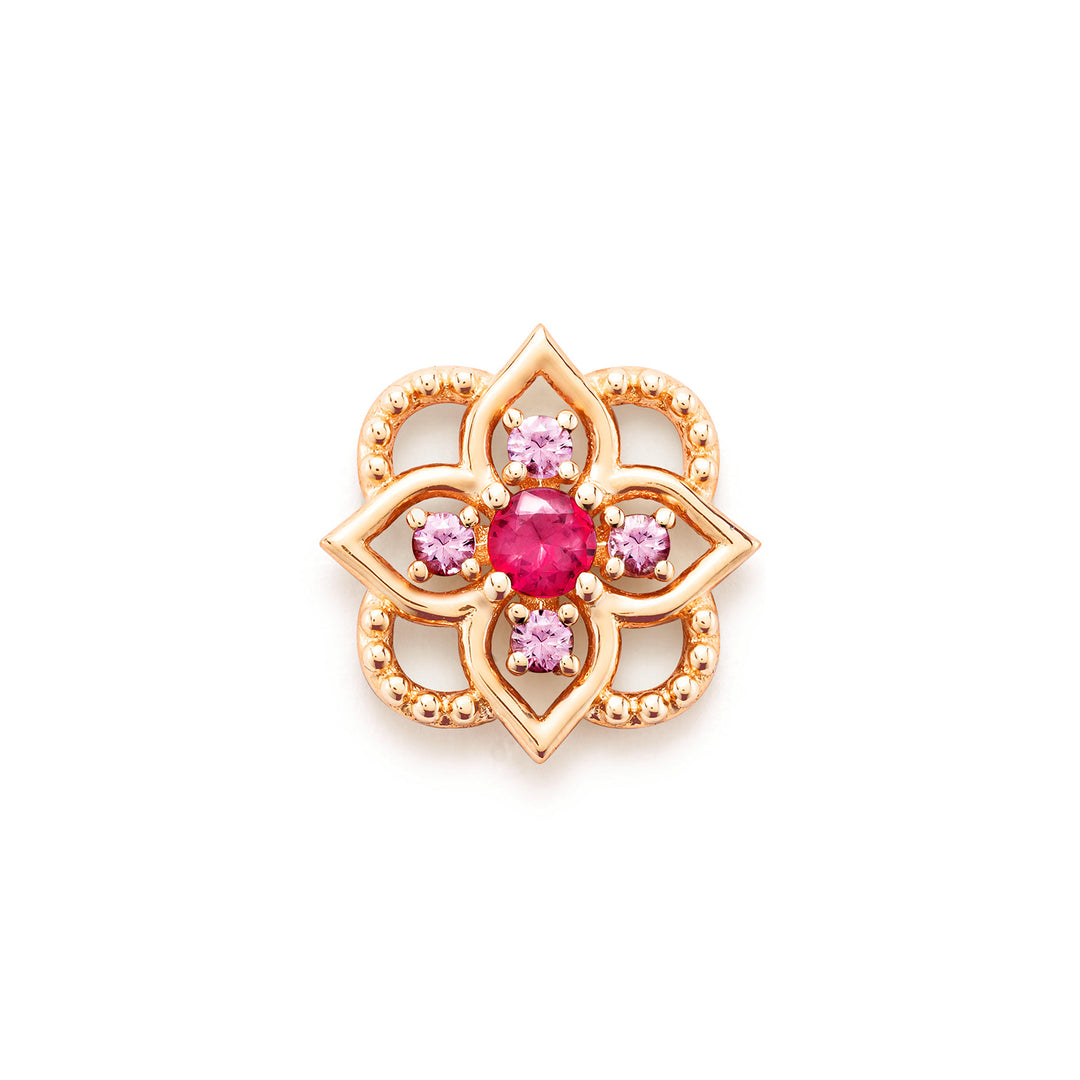 Giardino Small Ruby Earrings