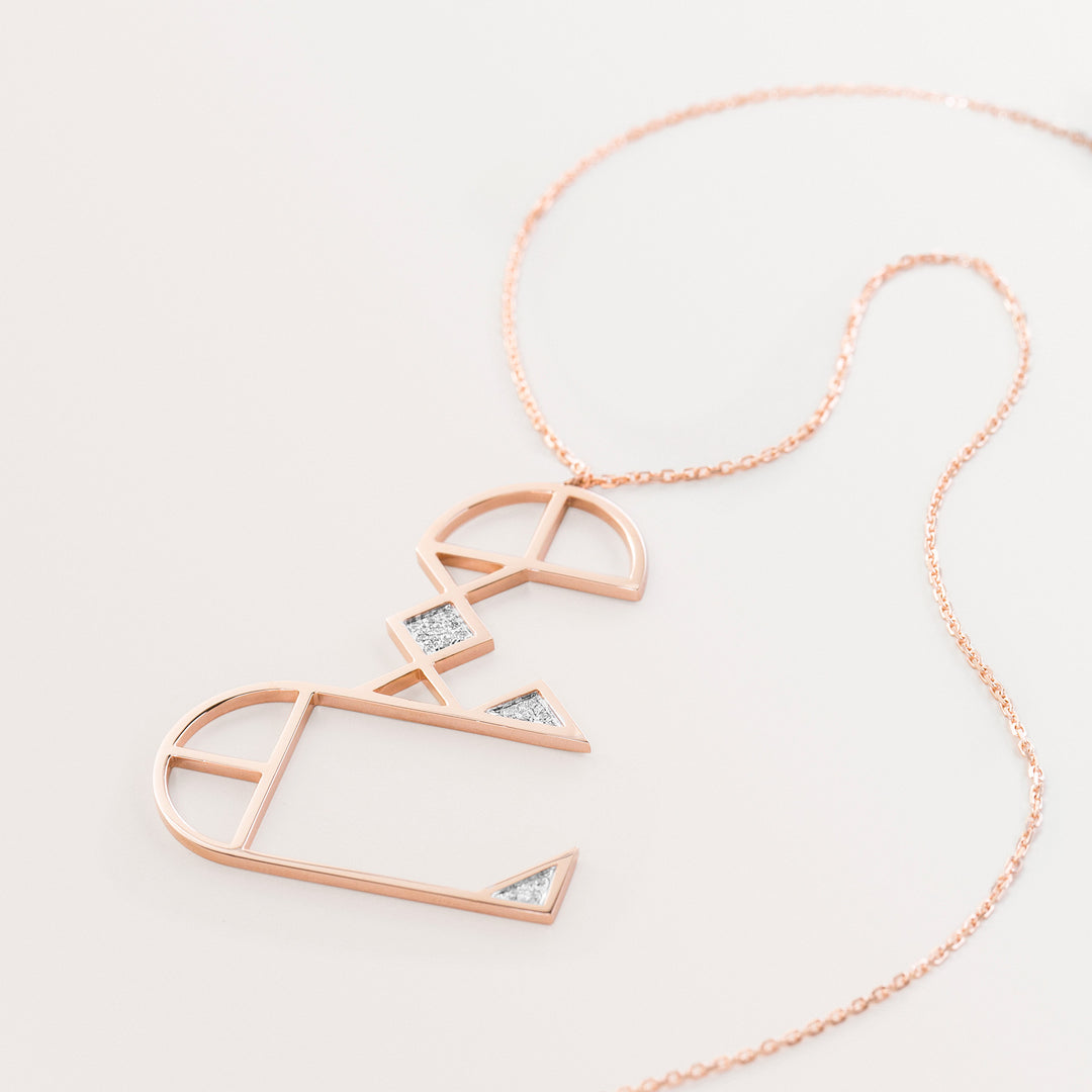 CLASSIC LETTER NECKLACE AIN