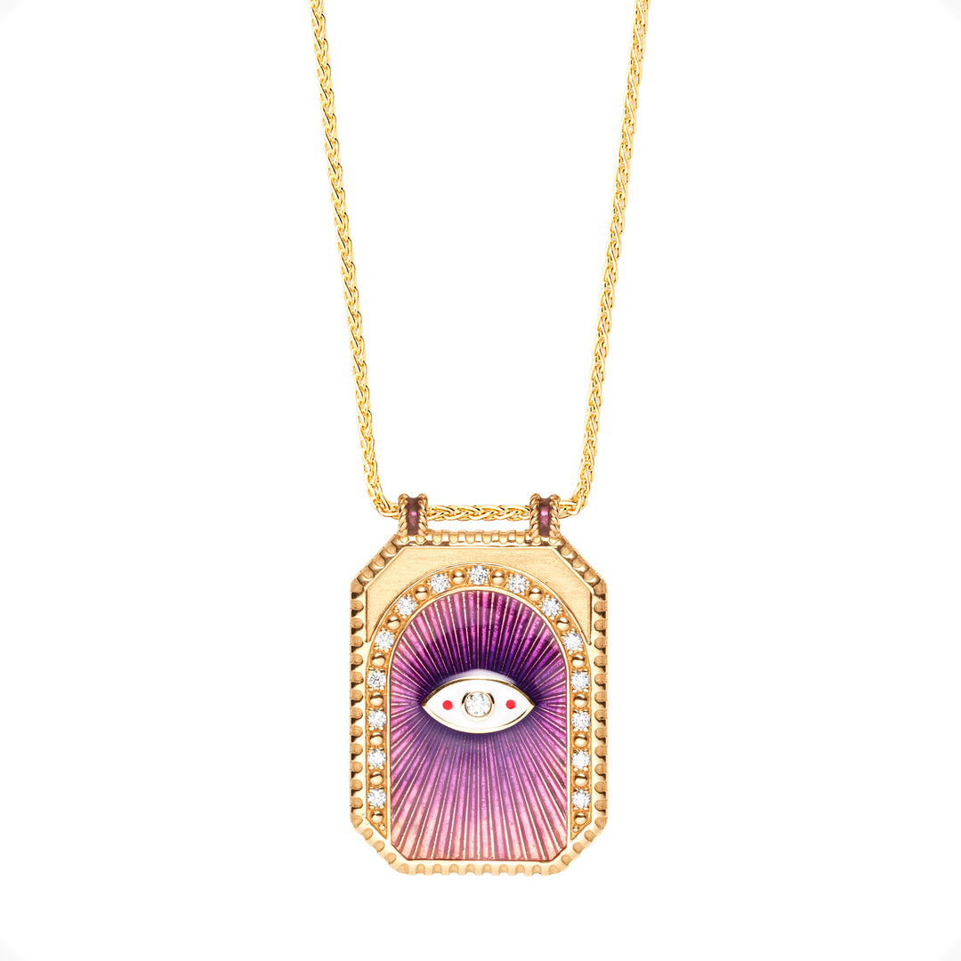 Purple Eye Protect Scapular