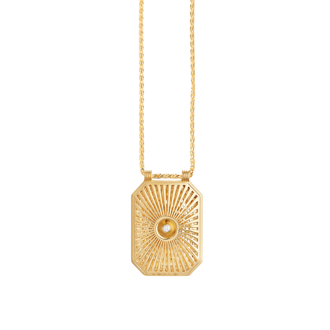 Heart Scapular Spiga Chain