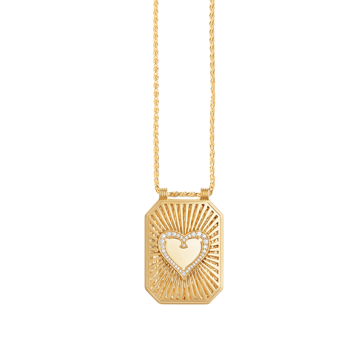 Heart Scapular Spiga Chain