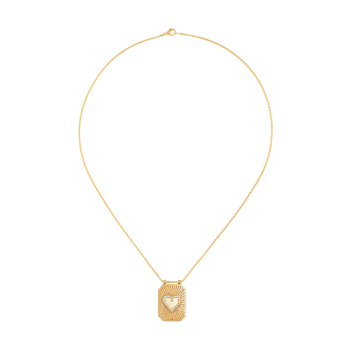 Heart Scapular Spiga Chain