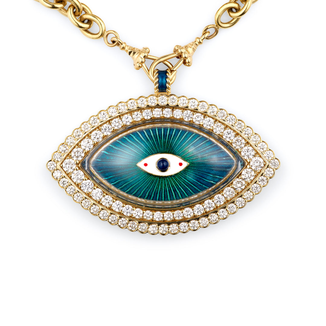 Eye Play Pendant on Rosa Classic Chain