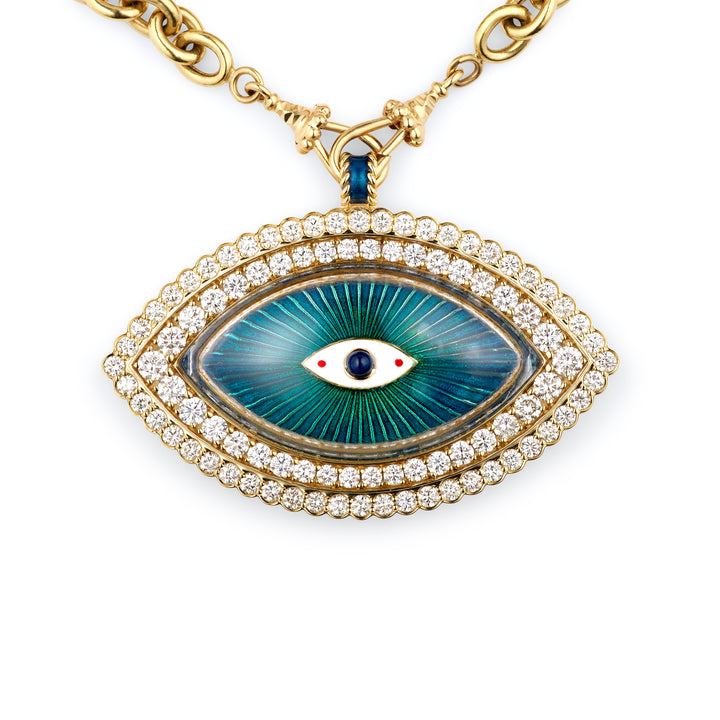 Eye Play Pendant on Rosa Classic Chain