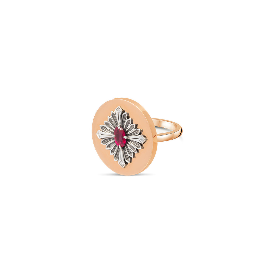 Tag Rose Gold Ring