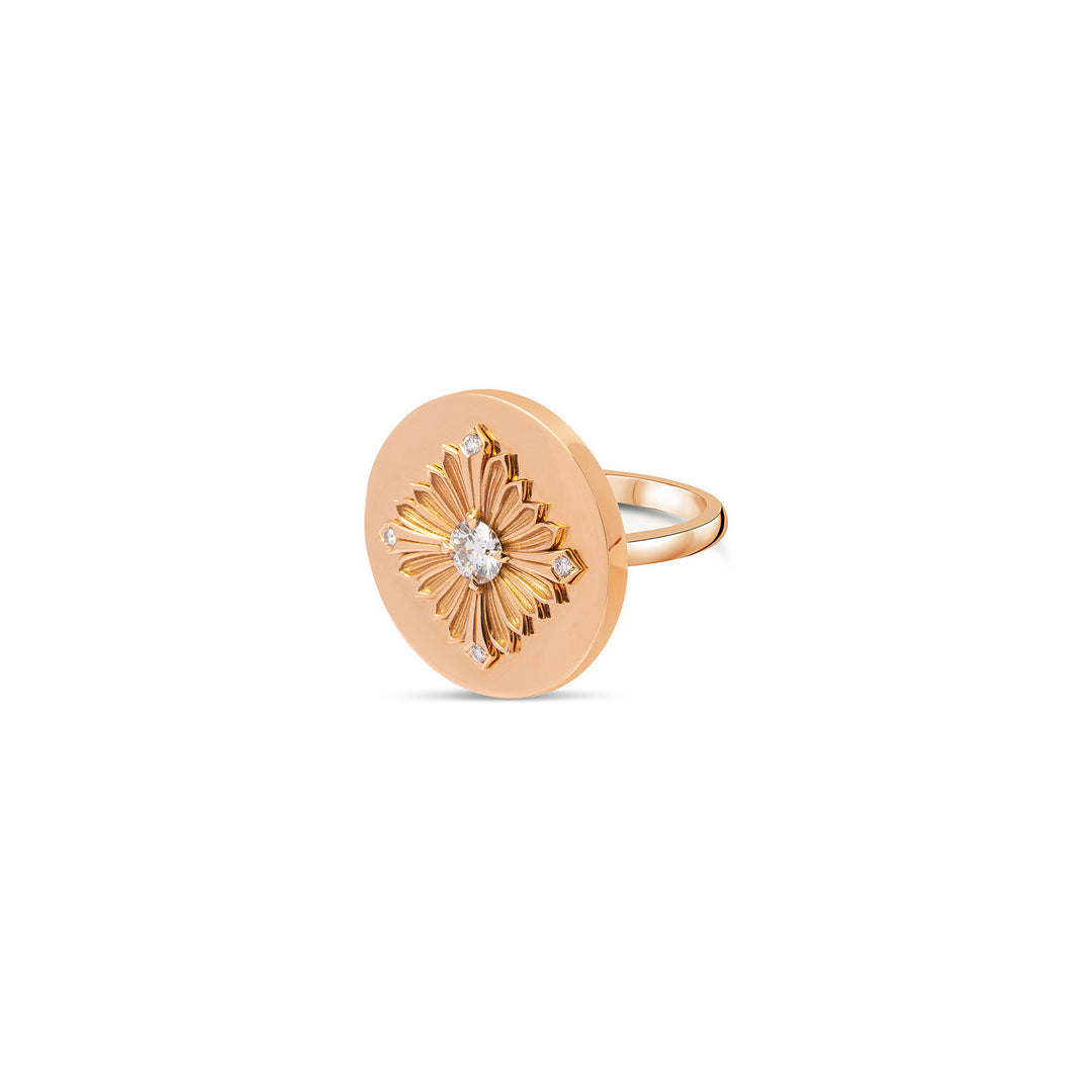 Tag Rose Gold Ring