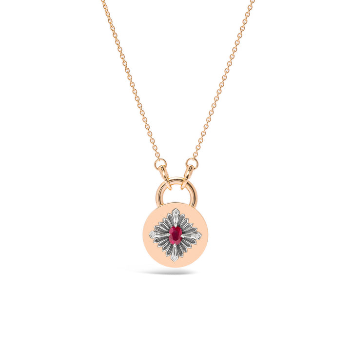 Tag Rose Gold Necklace