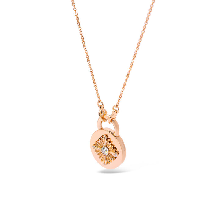 Tag Rose Gold Necklace