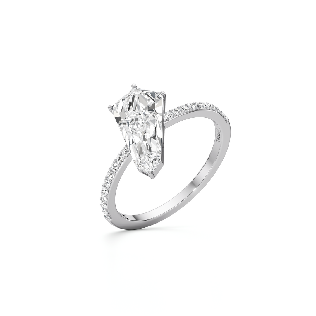 Phoenix Rising Solitaire Ring