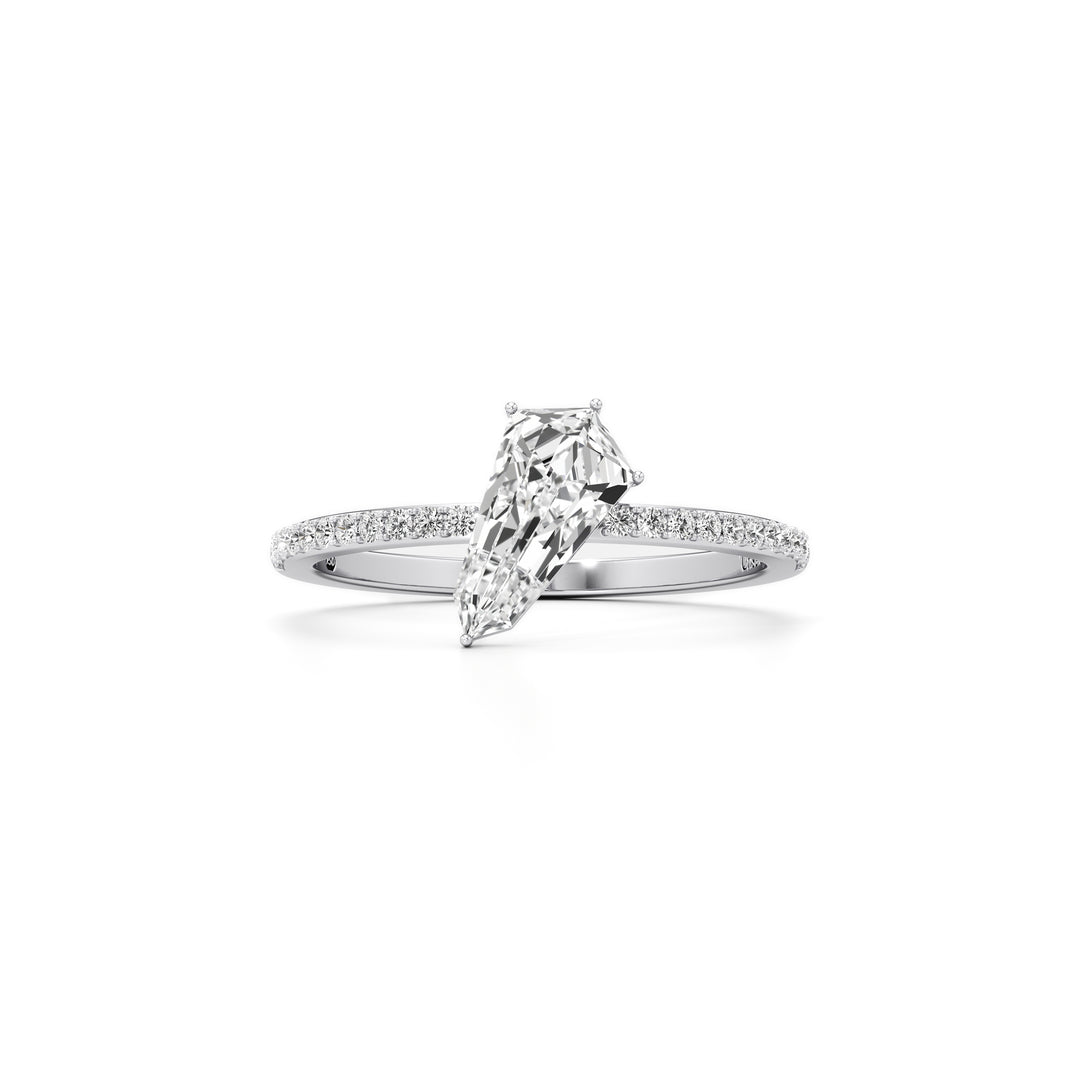 Phoenix Rising Solitaire Ring