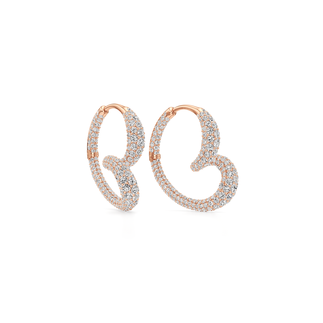 Whirlwind Pavé Earrings