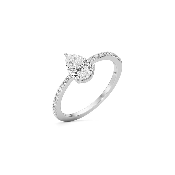 Tear Dream Pavé Ring