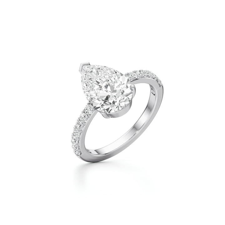Tear Dream Pavé Ring