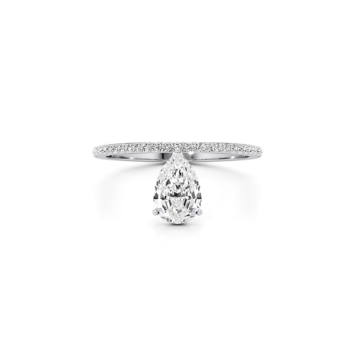 Tear Grace Pavé Ring