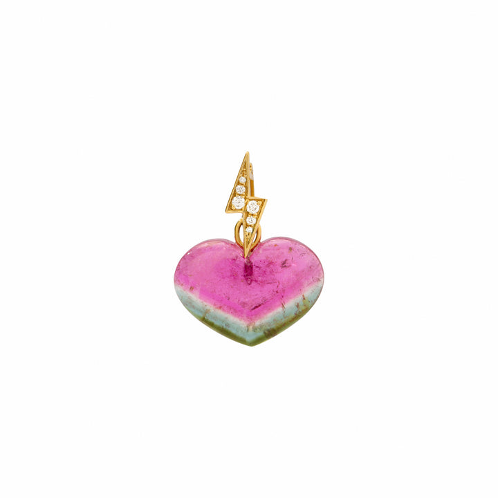 Love Heart Flash Pendant