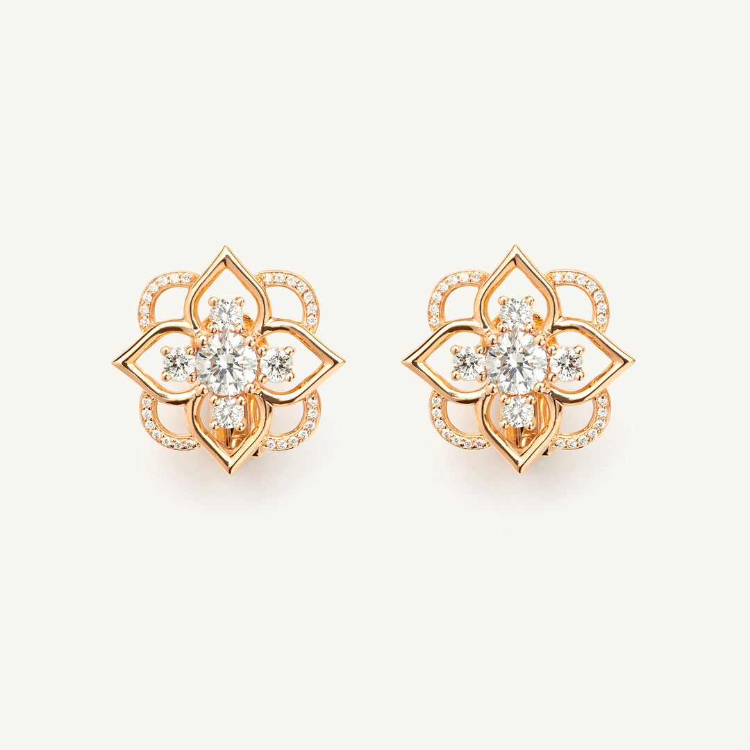 Giardino Medium Diamond Earrings