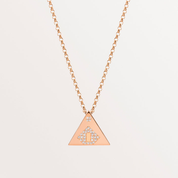 Arabic Letter Gold Necklace